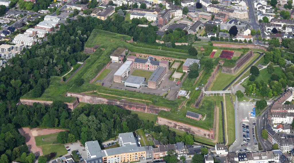 Luftbild der Zitadelle Jülich